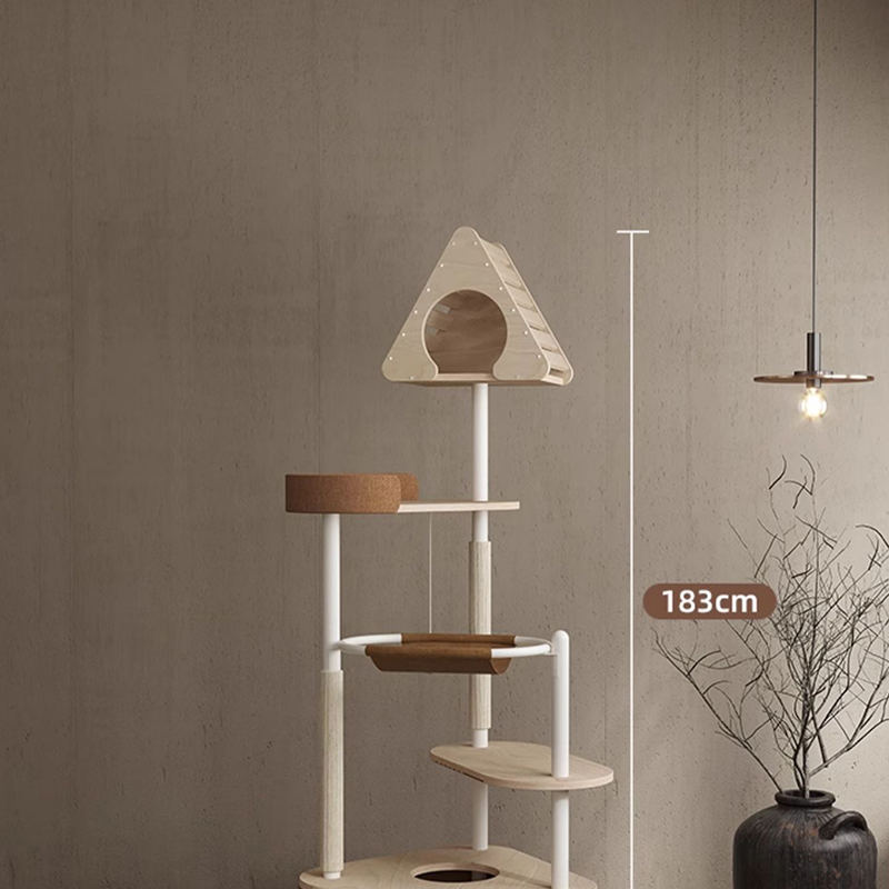 Hình học tối giản hình học dễ thương tháp gỗ trong nhà Hình học tối giản hình học dễ thương tháp gỗ trong nhà