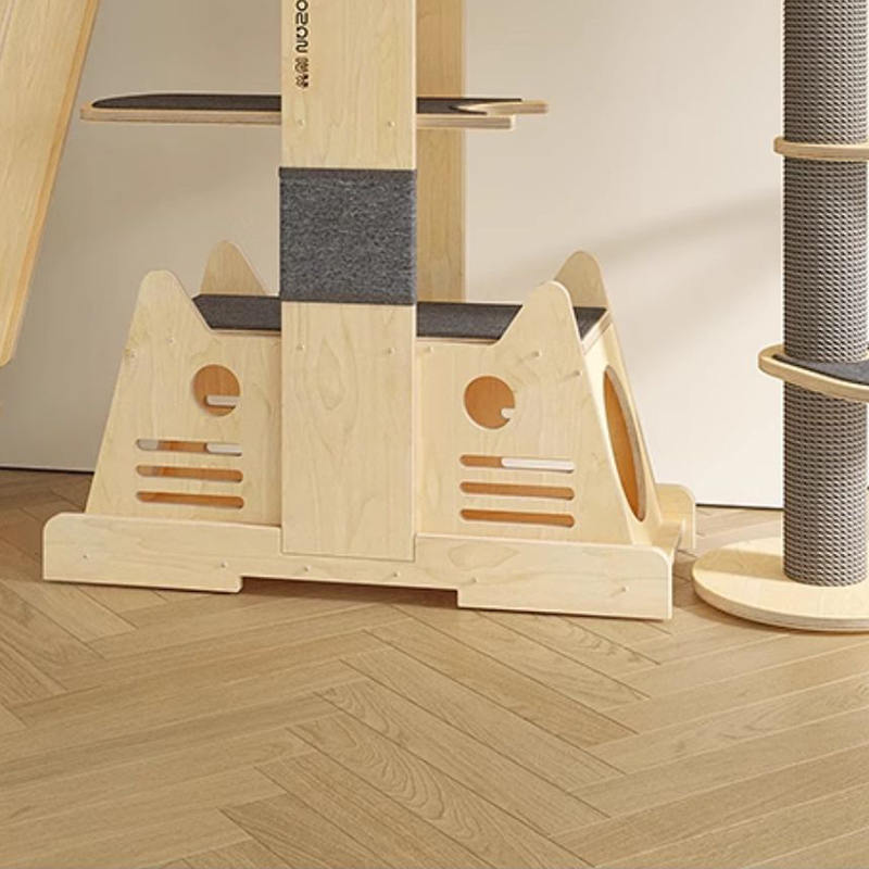 Khung leo núi đa cấp của biệt thự gỗ rắn Khung leo núi đa cấp của biệt thự gỗ rắn