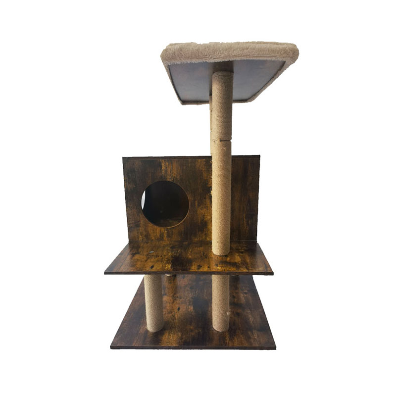 Tháp gỗ Cat House Sisal Groting Post