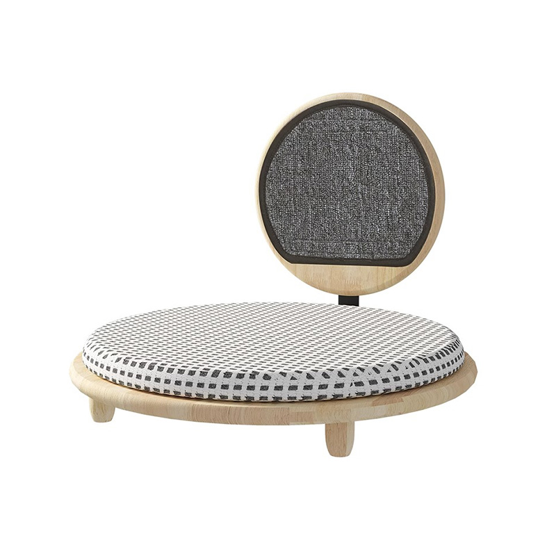 Gỗ rắn ấm cúng làm tổ với bảng gãi