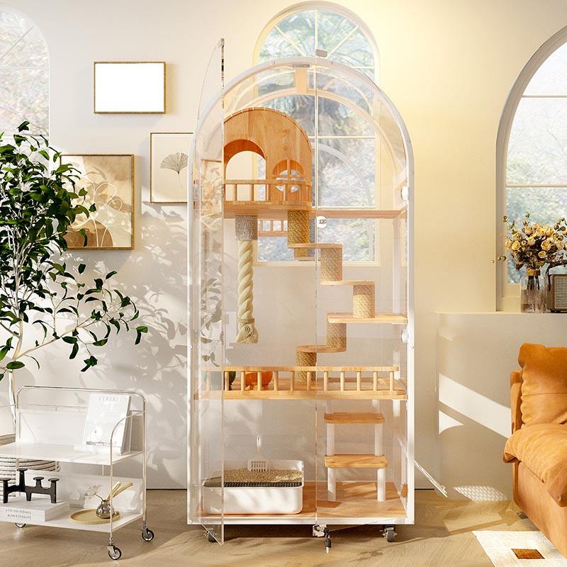 Nhà mèo trong nhà Hotel Hotel Panoramic Villa Solid Cage Lồng Tủ Nội các Nhà mèo trong nhà Hotel Hotel Panoramic Villa Solid Cage Lồng Tủ Nội các