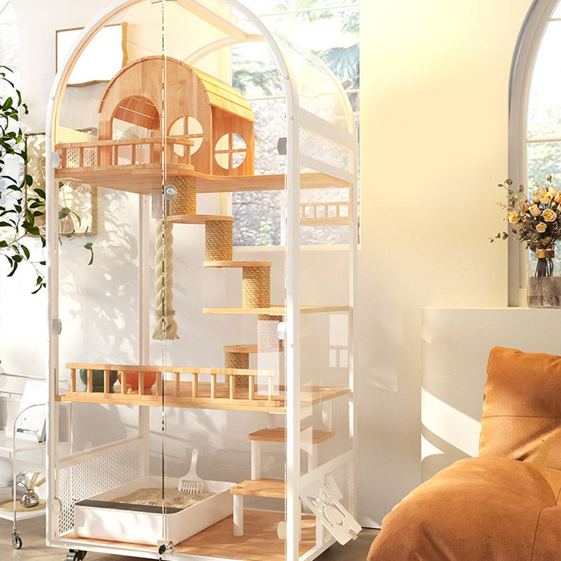 Nhà mèo trong nhà Hotel Hotel Panoramic Villa Solid Cage Lồng Tủ Nội các Nhà mèo trong nhà Hotel Hotel Panoramic Villa Solid Cage Lồng Tủ Nội các