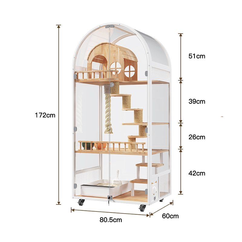 Nhà mèo trong nhà Hotel Hotel Panoramic Villa Solid Cage Lồng Tủ Nội các Nhà mèo trong nhà Hotel Hotel Panoramic Villa Solid Cage Lồng Tủ Nội các