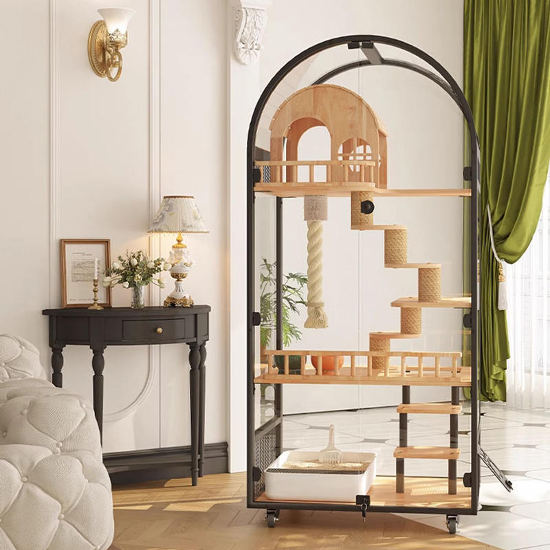 Nhà mèo trong nhà Hotel Hotel Panoramic Villa Solid Cage Lồng Tủ Nội các Nhà mèo trong nhà Hotel Hotel Panoramic Villa Solid Cage Lồng Tủ Nội các