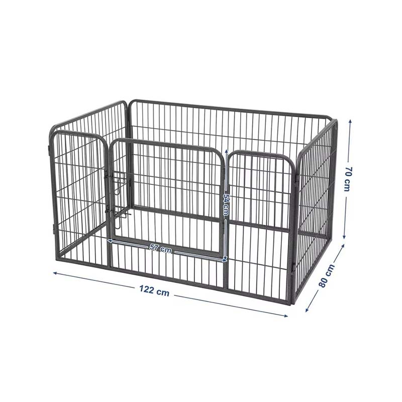 Nhiệt độ nặng có thể gập lại bằng kim loại playpen Nhiệt độ nặng có thể gập lại bằng kim loại playpen