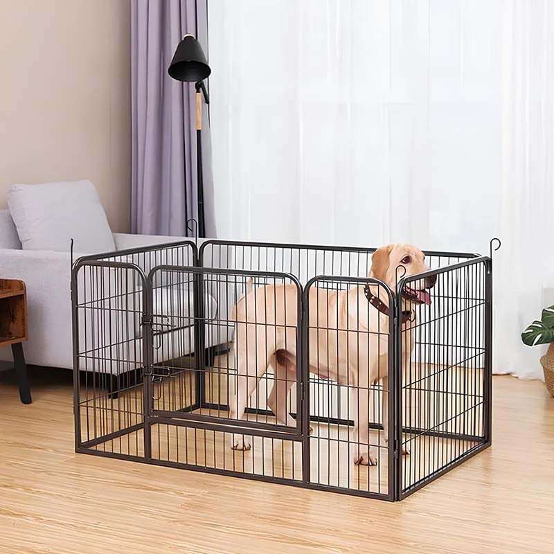 Nhiệt độ nặng có thể gập lại bằng kim loại playpen Nhiệt độ nặng có thể gập lại bằng kim loại playpen