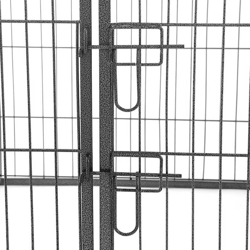 Nhiệt độ nặng có thể gập lại bằng kim loại playpen Nhiệt độ nặng có thể gập lại bằng kim loại playpen