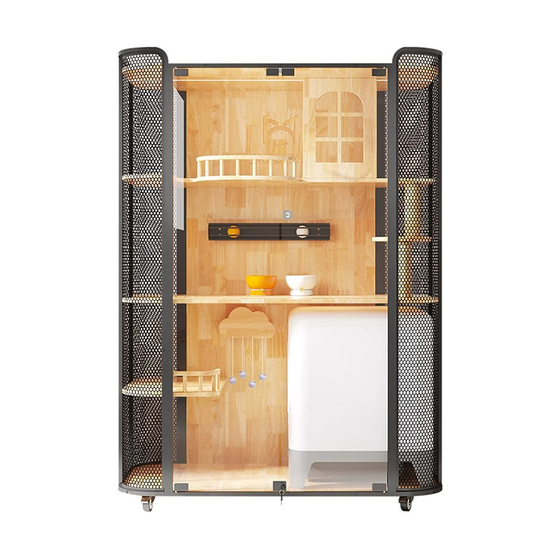 Lồng gỗ cao su cat cat